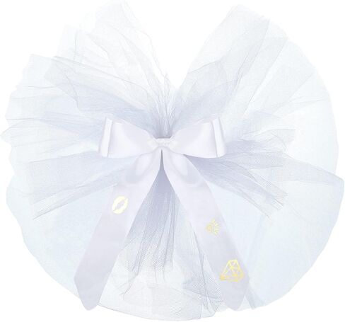 العروس تو بي بيكيني حجاب توديع العزوبية الغنائم لطيف فيونكة من التول غطاء المايوه وشاح لثوب السباحة لوصيفات العروس وحفلات المسبح in Kuwait