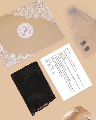 Bozidol Cross Religious Lace Veil- Catholic Embroidered Cross and Shell Creative Design Religious Ladies Prayer Lace Veil in Kuwait