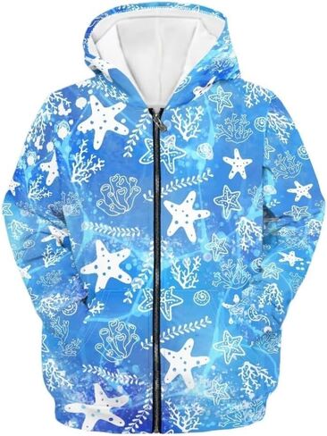 Beauty Collector Cool Graphic Boys Hoodies for Kids Athletic Workout Sweatshits Warm Gym Personalized Streetwear Zip Up in Kuwait