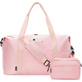 حقائب Uselike لعطلة نهاية الأسبوع للنساء، حقائب سفر ليلية مع جيب مبلل، حقيبة حمل للجيم مع حقيبة أدوات الزينة 36 لتر in Kuwait