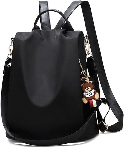 حقيبة ظهر نسائية مضادة للماء ومضادة للسرقة حقيبة كتف مدرسية خفيفة الوزن in Kuwait