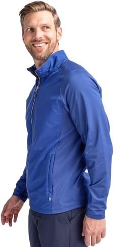 Cutter & Buck Adapt Eco Knit Hybrid Recycled Mens Full Zip Jacket in Saudi Arabia