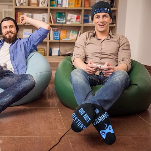 Do Not Disturb Gaming Socks Novelty Gamer Hat Funny Unisex Socks Cap for Kid Teen Men Women Game Lovers in Saudi Arabia