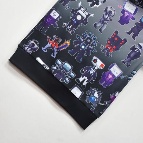 Piosuny Titan TV Man هوديس للأطفال تيتان مصور سويت شيرت المتحدث سترة ملابس لمدة 5-12 سنة in Kuwait