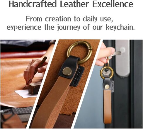 سلسلة مفاتيح جلدية من إيمنثا، سلسلة مفاتيح عالمية، حزام سلسلة مفاتيح جلدي لمفاتيح السيارة ومفاتيح المنزل in Kuwait