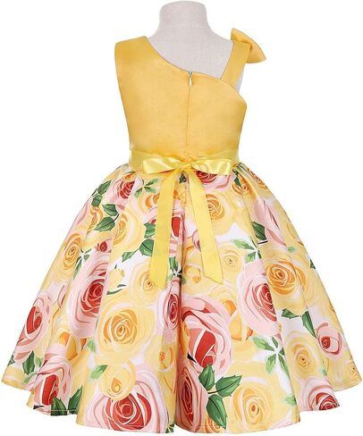 Cichic Elegant Girls' Special Occasion Dress Princess Dresses for Kids 5-6 Years Old Light Purple in Kuwait