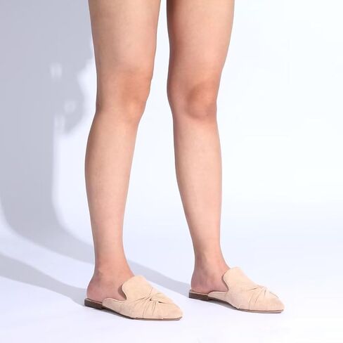 أحذية MUSSHOE للنساء المسطحة المريحة للنساء بدون ظهر مع عقدة in Saudi Arabia