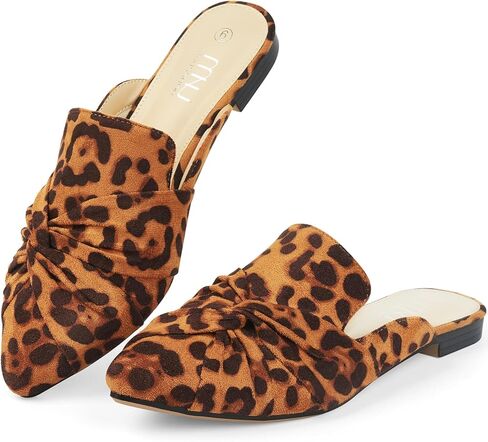 أحذية MUSSHOE للنساء المسطحة المريحة للنساء بدون ظهر مع عقدة in Saudi Arabia