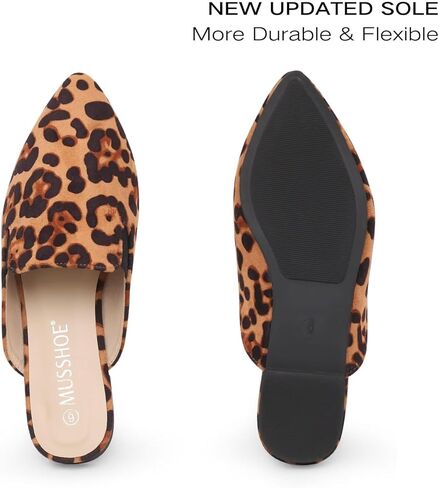 أحذية MUSSHOE للنساء مسطحة سهلة الارتداء مرنة ومريحة بمقدمة مدببة in Kuwait