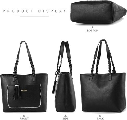 حقائب يد نسائية حقيبة كتف ريترو محفظة حقيبة هوبو محفظة مضغوطة حقائب سفر مقاومة للماء مع شرابة in Kuwait