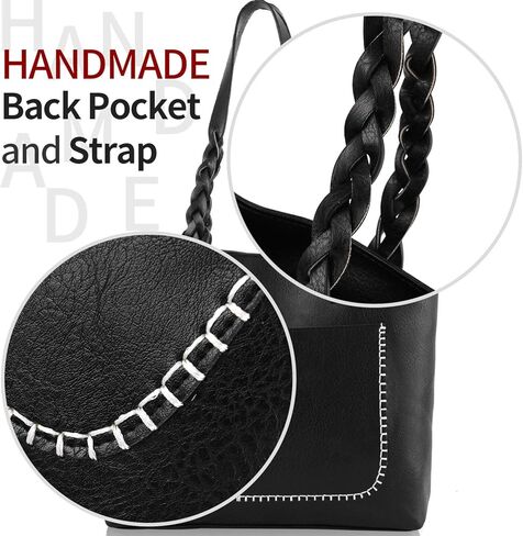 حقائب يد نسائية حقيبة كتف ريترو محفظة حقيبة هوبو محفظة مضغوطة حقائب سفر مقاومة للماء مع شرابة in Kuwait