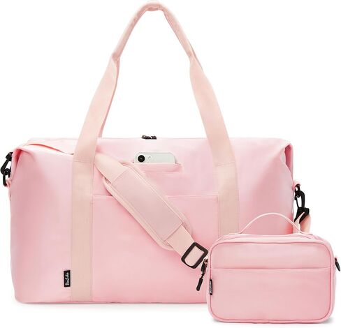 حقائب Uselike لعطلة نهاية الأسبوع للنساء، حقائب سفر ليلية مع جيب مبلل، حقيبة حمل للجيم مع حقيبة أدوات الزينة 36 لتر in Kuwait