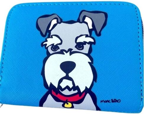 Marc Tetro Small Women's Schnauzer wallet wristlet - Blue in Kuwait