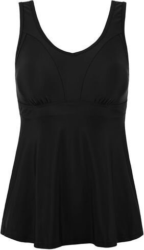 قمصان Firpearl Tankini للنساء ملابس سباحة واسعة وفضفاضة وملابس سباحة ذات ألوان متعددة in Kuwait