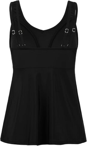 قمصان Firpearl Tankini للنساء ملابس سباحة واسعة وفضفاضة وملابس سباحة ذات ألوان متعددة in Kuwait