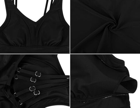 قمصان Firpearl Tankini للنساء ملابس سباحة واسعة وفضفاضة وملابس سباحة ذات ألوان متعددة in Kuwait