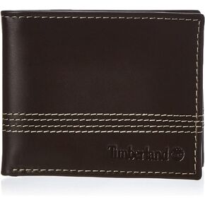 Timberland Men's Leather Slimfold Wallet with Matching Fob Gift Set in Saudi Arabia
