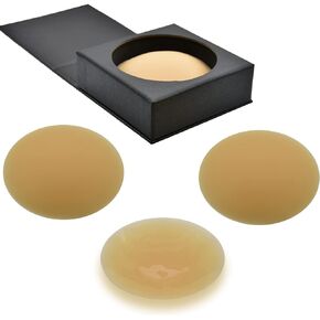 Nipple Covers for Women - Sticky Adhesive Silicone Pasties Nipple Covers Reusable Nipple Covers Sticky Gel with Exquisite Box