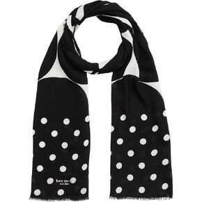 Kate Spade New York Joy Dot Oblong Black/Cream One Size in Kuwait