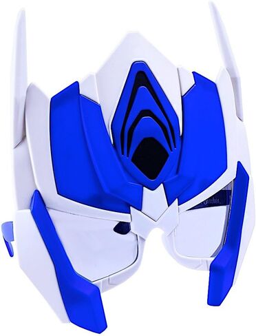 Sun-Staches Transformers Offiical Optimus Prime Sunglasses | Costume Accessory Party Favor | UV400 | One Size Fits Most in Saudi Arabia
