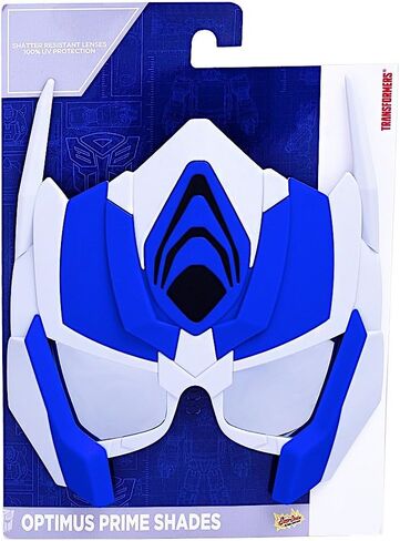 Sun-Staches Transformers Offiical Optimus Prime Sunglasses | Costume Accessory Party Favor | UV400 | One Size Fits Most in Saudi Arabia
