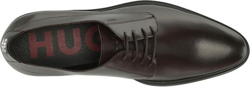 HUGO Men's Kerr Shiny Leather Derby Dress Shoe Oxford in Saudi Arabia