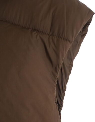 Women Crop Puffer Vest High Neck Zipper Lightweight Sleeveless Winter Warm Outerwear Padded Gilet in Kuwait