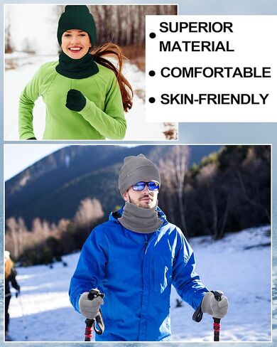 Liitrsh 148 Pcs Bulk Winter Beanies Hat Gloves Scarf Sock for Men Women for Homeless Care Gift Charity Donation(Rainbow Color) in Kuwait