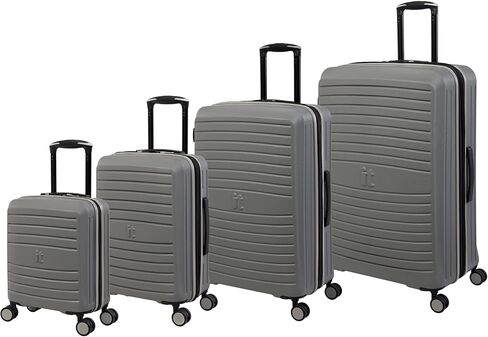 it luggage Eco-Protect Hardside 4pc 8 Wheel Expandable Spinner Set, Brown in Saudi Arabia