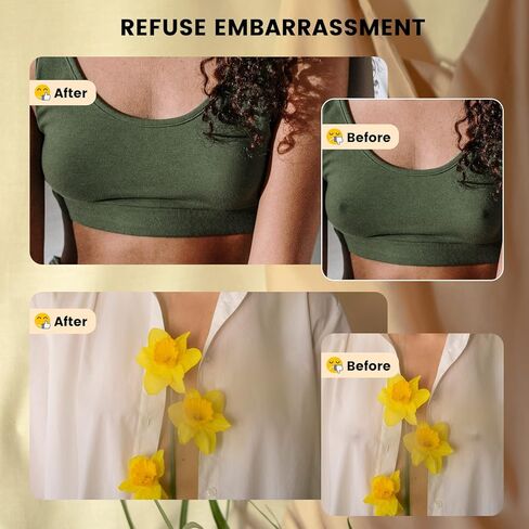 40 زوجًا من أغطية الحلمات من KUJAIS، أغطية حلمات فطائر اللحم، فطائر حلمات للاستعمال مرة واحدة للنساء، فطائر صدر مثيرة مريحة ومسامية، ذاتية اللصق غير مرئية بدون عرض وسادة حمالة صدر (يمكن التخلص منها) in Kuwait