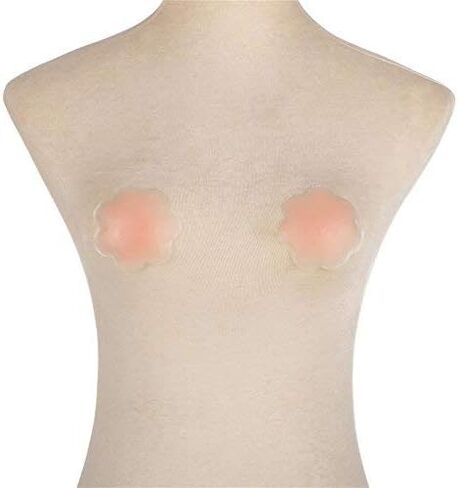 أغطية حلمات سيليكون غير مرئية قابلة لإعادة الاستخدام، فطائر اللحم بدون حمالة صدر، فطائر اللحم، بتلات حمالة صدر لاصقة لتغطية متواضعة تحت الملابس in Kuwait