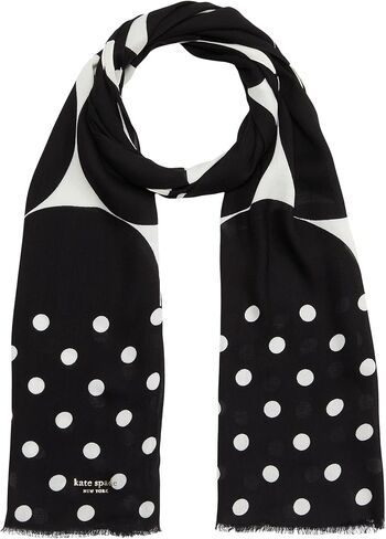 Kate Spade New York Joy Dot Oblong Black/Cream One Size in Kuwait