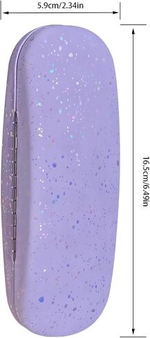 HSYMQ 3PCS Glasses Case, Eyeglasses Case Hard Shell, Sunglasses Case Reading Hard Glasses Cases for Women Men in Saudi Arabia
