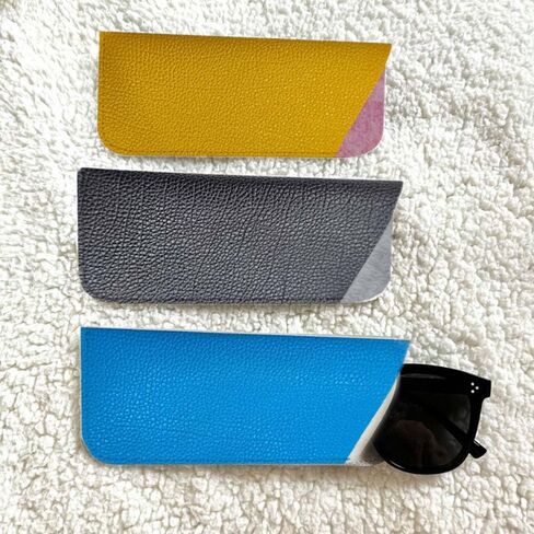 TOPJINZHIONE 4 Packs Soft Sunglasses Cases Leather Eyeglass Cases Glasses Pouch Portable Glasses protect your glasses from damage scratches and dust and provide optimal guard for your glasses, in Kuwait