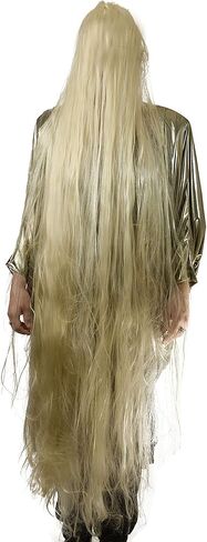 شعر مستعار كوزن إت | شعر مستعار أشقر طويل بطول 152 سم، شعر مستعار عائلي من آدام، شعر مستعار للبالغين، للأطفال in Kuwait