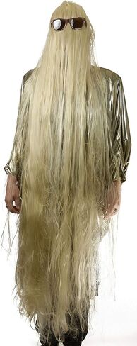 شعر مستعار كوزن إت | شعر مستعار أشقر طويل بطول 152 سم، شعر مستعار عائلي من آدام، شعر مستعار للبالغين، للأطفال in Kuwait