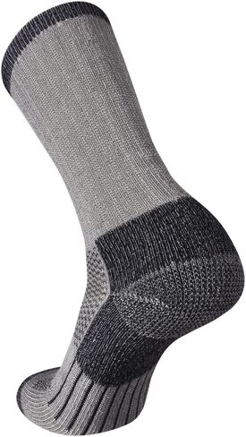 EnerWear Men's Merino Wool Cushion Trail Outdoor Crew Socks 4/6P Pack in Saudi Arabia
