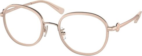 Coach HC5129 Prescription Eyewear Frames, Milky Pink/Demo Lens, 51 mm in Saudi Arabia