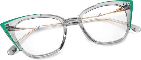 FEISEDY Oversized Cat Eye Glasses Frame Classic Eyeglasses with Clear Lens Eyewear for Women Men B0066 in Saudi Arabia
