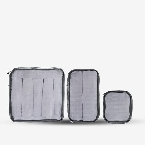 WANDRD Packing Cubes - Small Packing Cubes for Travel - Suitcase and Luggage Organization and Travel Essentials (Black) in Saudi Arabia