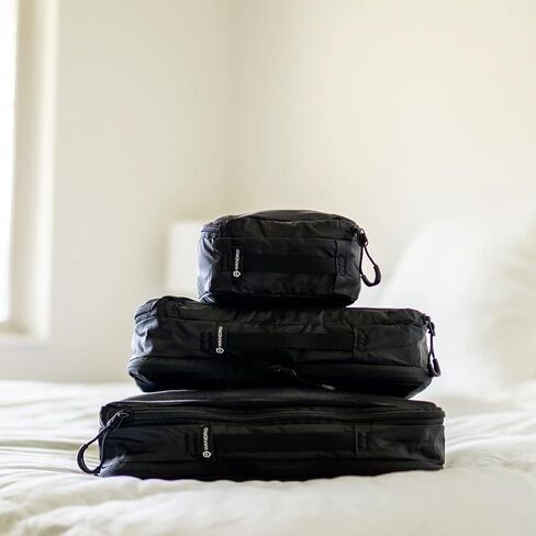 WANDRD Packing Cubes - Small Packing Cubes for Travel - Suitcase and Luggage Organization and Travel Essentials (Black) in Saudi Arabia