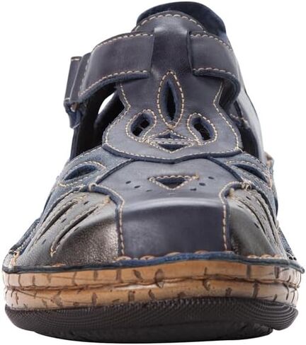 Propet Womens Jenna Cut-Out T-Strap Flats Casual - Black in Saudi Arabia
