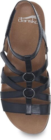 Dansko Jolene Adjustable Gladiator Sandal for Women – Leather Linings and Uppers For All-Day Comfort – Dual Density EVA Footbed and Lightweight Rubber Outsole for Long-Lasting Wear in Saudi Arabia