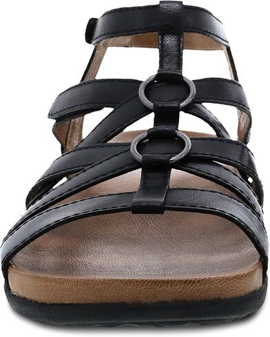 Dansko Jolene Adjustable Gladiator Sandal for Women – Leather Linings and Uppers For All-Day Comfort – Dual Density EVA Footbed and Lightweight Rubber Outsole for Long-Lasting Wear in Saudi Arabia
