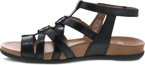 Dansko Jolene Adjustable Gladiator Sandal for Women – Leather Linings and Uppers For All-Day Comfort – Dual Density EVA Footbed and Lightweight Rubber Outsole for Long-Lasting Wear in Saudi Arabia