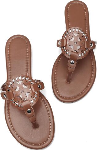 katliu Women's Flat Sandals Flip Flop Thong Sandals Cute Dressy Sandals in Saudi Arabia