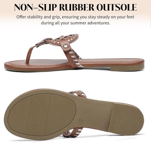 katliu Women's Flat Sandals Flip Flop Thong Sandals Cute Dressy Sandals in Saudi Arabia