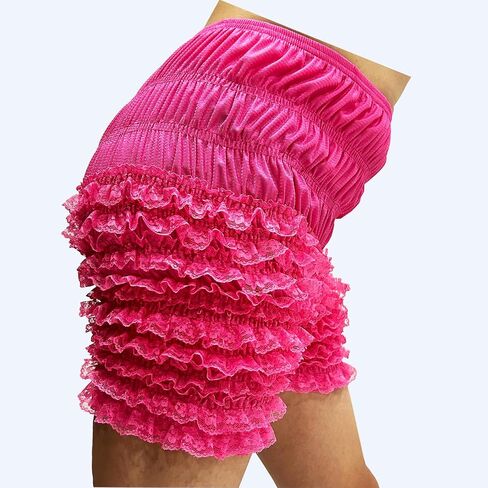 TAIKMD Women's Boxer Bloomers Ruffled Lace Panties Tanga Dance Bloomers Sissy Pettipants Frilly BoyShorts Underwear Bottoms in Saudi Arabia