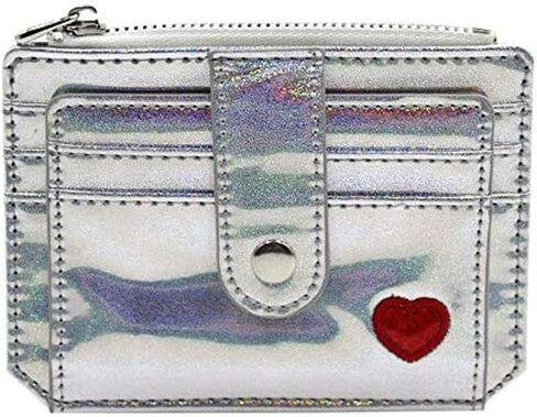 حامل بطاقات الائتمان اللامع ثلاثي الأبعاد بخاصية تحديد الهوية بموجات الراديو، محفظة رفيعة للنساء والفتيات in Kuwait