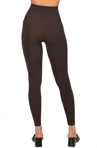 M. Rena Women's Tummy Tuck Seamless Rayon Ankle Leggings. One Size in Saudi Arabia